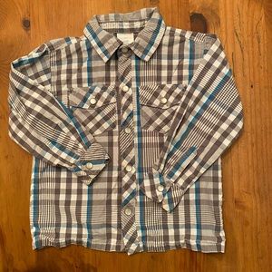 24 Months Boys Snap Up Shirt EUC